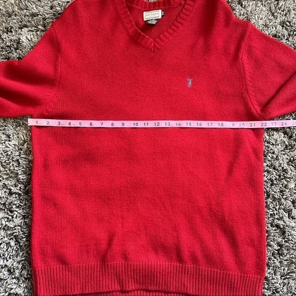 Arizona Jean Company Red V-Neck Sweater - Picture 7 of 8